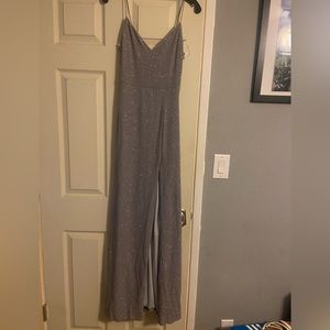 B. Darlin Silver Sparkly homecoming/prom/formal dress